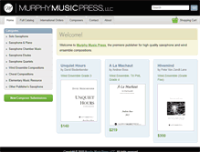 Tablet Screenshot of murphymusicpress.com